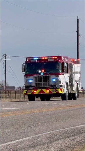 Royse city FD engine 82 responding to a medical emergency