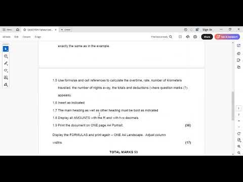 5 CFS 6 Labour Cost Statement Part 1 A