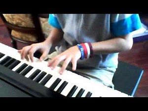 how to play red vs blue theme song on the piano tutorial