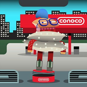 It’s nice to have a little company when you’re on the go. Even if they’re literally little. | Conoco | Facebook