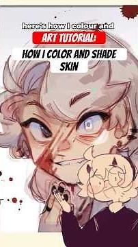 how i color and shade skin !!!