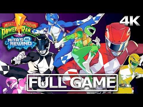 POWER RANGERS RITA'S REWIND Full Gameplay Walkthrough / No Commentary【FULL GAME】4K 60FPS Ultra HD