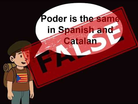 Spanish versus Catalan: How to Conjugate Poder