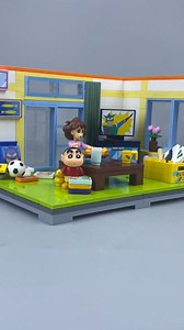 Build Shin-chan's living room with building blocks #LEGO #LEGOMOC #LEGOBuild #LEGOLife #LEGOCommunity #LEGOIdeas #legoreels | PlayCraft Studio