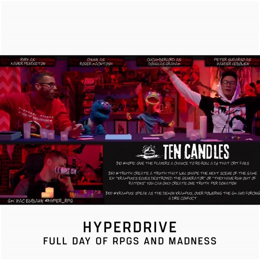 12K views · 29 reactions | Tune in today live on twitch for a full day of awesome RPGs, hot pepper challenges, dancing, and laughs! Help us keep Hyper RPG alive! | Hyper RPG | Facebook