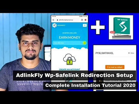 AdlinkFly with Wp-Safelink Plugin Redirection | AdlinkFly Safelink Full Installation Tutorial 2020