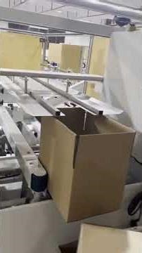 Automatic carton erector. #machine #packaging #carton #box #sealingmachine #warehouse #ecommerce