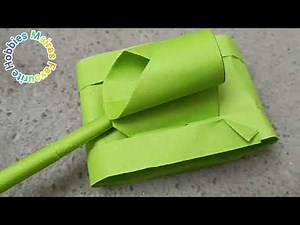 How To Make Very Easy Paper Tank