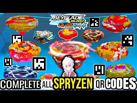 Conquer ALL NEW Spryzen Beyblade QR codes in Beyblade Burst app | Beyblade Game Qr Codes