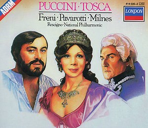 Pavarotti, Milnes, Freni, Rescigno, National Philharmonic - Puccini Tosca