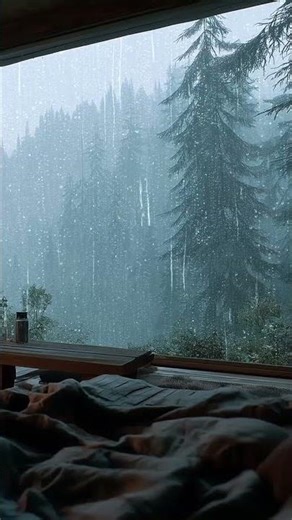 Gentle Night Rain for Deep Sleep 🌧️😴 #rainoundforsleep #relaxingrain #heavyraining #VIRAL #SHORT