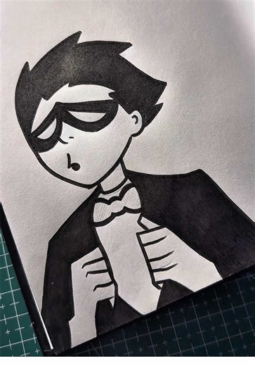 How to Draw Robin from Teen Titans