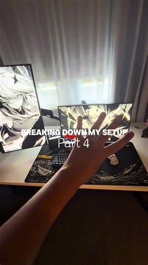 Breaking down my setup pt 4! #fyp #Tech #room #setup #techtok @exo tech @liv @Tamao.tech @MARRZ | SETUPS @Plzzma @Kawtech @Fifine