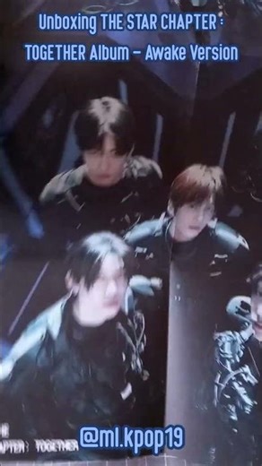 Unboxing The Star Chapter: TOGETHER Album #kpop #txt #moa #unboxing #yeonjun #soobin #viral #shorts
