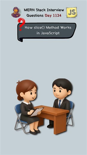 Most Asked JS Interview Question – slice() Method #shorts