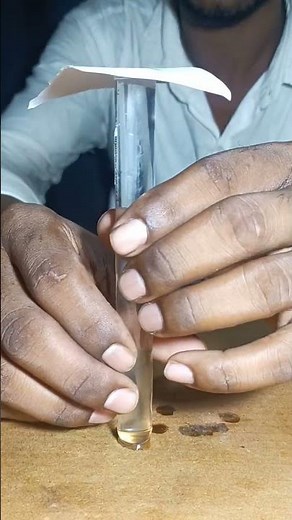 Test tube & water experiment #shorts