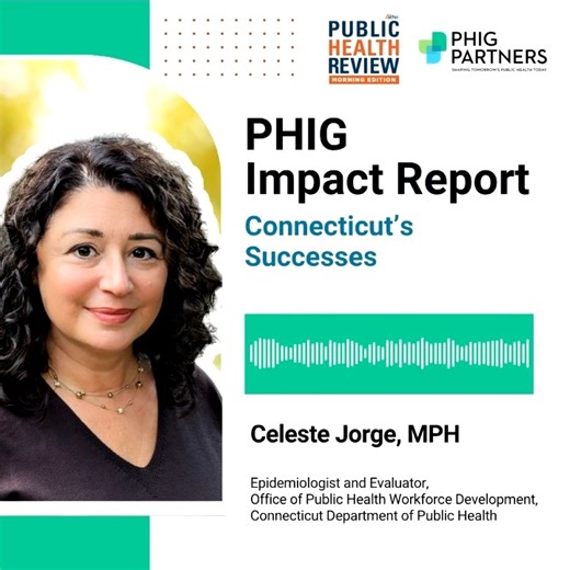 Strengthening the public health workforce begins in the classroom. On the latest PHIG Impact Report, Celeste Jorge, epidemiologist at the Connecticut Department of Public Health, shares how the UConn's Early College Experience program connects education with real-world experience to help states build stronger pipelines into public health careers. 🎧 Listen here: discover.astho.org/3WtCYnI. CDC CDC STLT Connection Public Health Accreditation Board (PHAB) UConn Program in Applied Public Health Sci