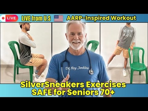 10-Minute SilverSneakers Exercises for Seniors | Easy Chair Workout to Improve Strength & Balance