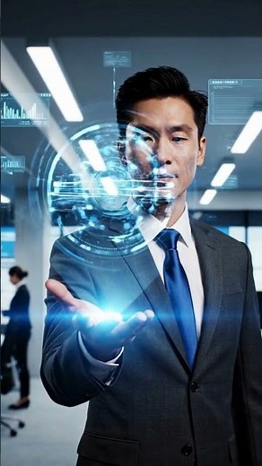 Futuristic AI Hologram Technology Video Sci Fi Globe Effect