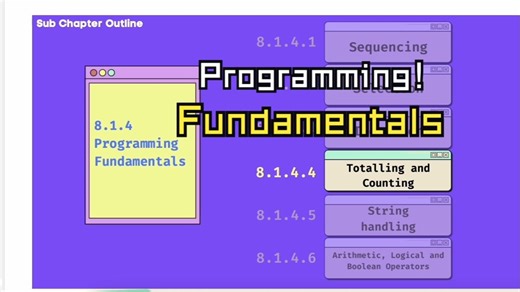 8.1.4 IGCSE Computer Science Programming Fundamentals Part 2