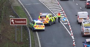 Delays as major A55 junction shut by serious crash - as it happened