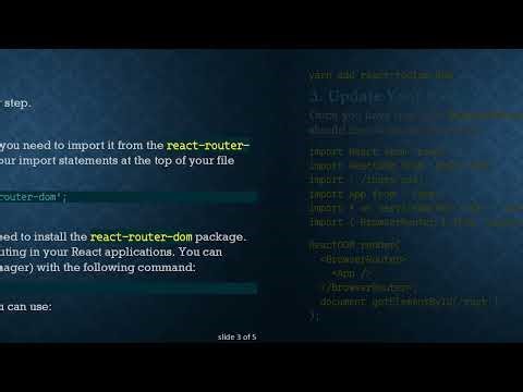 Fixing the 'BrowserRouter is Not Defined' Error in React
