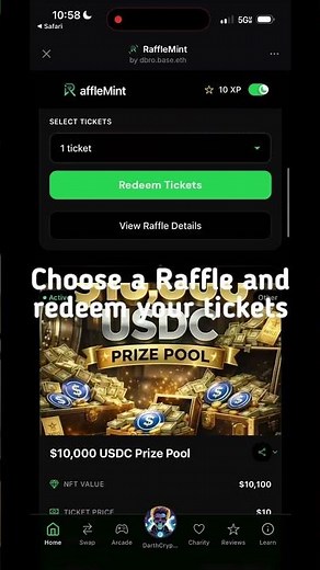 Connect to Rafflemint with Coinbase App