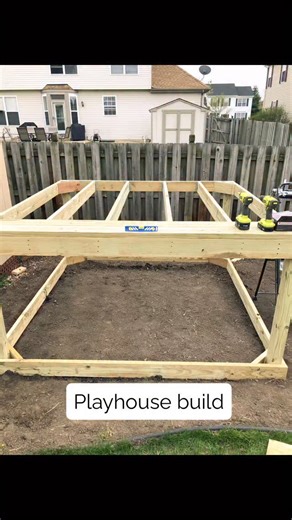 HomeDIY on Instagram: "DIY playhouse with plans in bio if you are interested #playhouse #diy #homediy #tinyhouse #kidsplayset #homeproject #build #diy #howto #tutorial"