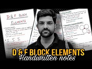 D and F block handwritten notes | Mohit Dadheech sir | Neet notes | yakeen 2.0 handwritten notes |