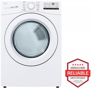 Customer Reviews for LG 7.4 Cu. Ft. White Electric Dryer DLE3400W | Abt