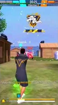 two pinger players 1 vs 4. easy 🪖🫵🫂💥 +tiller song #freefire