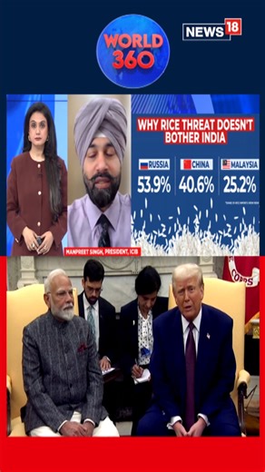 3.8K views · 19 reactions | World 360: Manpreet Singh, President Indian Chamber of International Business exposes the hypocrisy behind Trump’s anti-India charge of rice dumping in U.S. market #US #USMarket #Trade #Trump | News18 | Facebook
