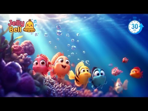 Underwater Lullaby 🌊🐠 Calming Aquarium Music for Kids Coral Reef Sleep Animation