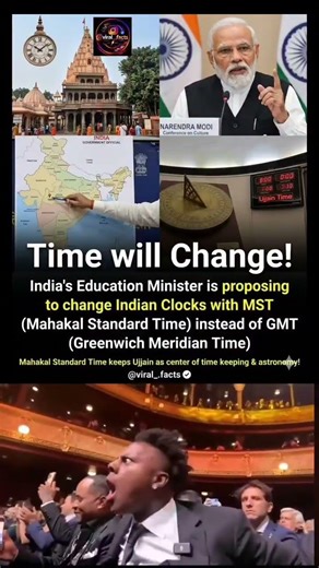 India proposes Mahakal Time (MST) 🌍 A bold move to replace GMT 🇮🇳 #mst #globalnews #indiantime #gmt