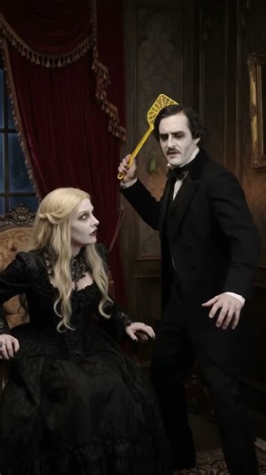 🧛‍♀️😱 POE ATTACKS A STINK BUG?! 💀🪰 Vampire Lady & Poe Fight Back!