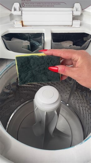 Put a sponge in the washing machine and you’ll be surprised by the result. | Day Tips