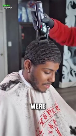 Watch the Flawless 360 wave transformation haircut✂️