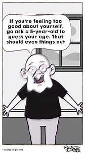 Nothing humbles you faster than a brutally honest five-year-old. | Grumpy Old Gits