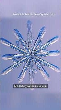 Why is every snowflake unique?
