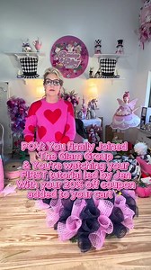 You heard that RIGHT - our Glam Group gets 20% OFF anything everything (including designs & sale items!) 🤩 Want the details on how to join sent to your DMs? 💖 Just comment "GLAMFAM" 👇🏻 #BurlapAndBling #HolidayDecorators #Crafters #TreeDecorator #WreathMaker | Burlap & Bling Decor