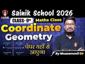 Sainik School 2026 | Maths Class 9 | Coordinate Geometry | AISSEE Coaching Math | Sukhoi Academy