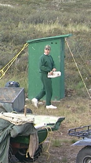 TBT Good Morning from an outhouse in hunting camp! What year do you think this was? #TBT | Keith Warren