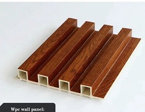 [Hot Item] 155*17mm WPC Fluted Wall Panel Easy DIY 3D PVC Wall Panel