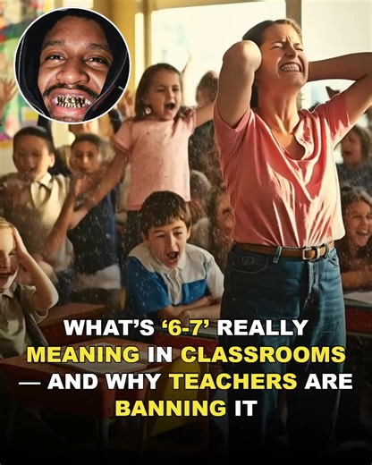 A viral slang chant — “6-7!” — is sweeping through school hallways, and teachers say it’s becoming more than just a joke. Whenever someone says “six,” classmates respond “seven,” complete with a juggling hand gesture. Classrooms are now full of surprise chorus calls instead of quiet focus. The term traces back to a viral song from rapper Skrilla and meme culture, but the funny numbers have turned into classroom chaos. Schools from Ohio to Michigan are calling it disruptive enough to ban — writin