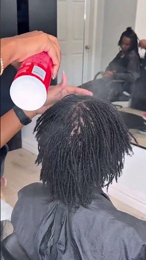 Micro locs | Showing off her micro locs