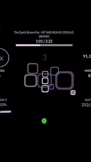 [Rhythia] The Quick Brown Fox - HIT AND RUN IN 1920 A.D. #osu #rhythia #rythmgame #soundspace