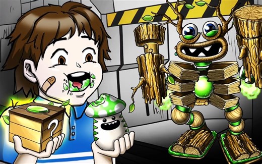 小男孩救助小蘑菇，竟意外变成巨人，这是咋回事呢