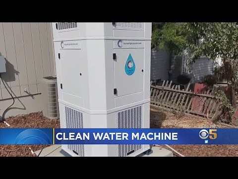 Machine Produces Clean Drinking Water