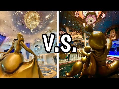 Treasure VS. Wish! Comparing Disney Cruise Line Sister Ships!
