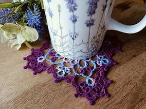 Alenaleadesign Tatted Coaster Doily Noah, Pattern Gift for Friend, Pdf Digital Instant Download Pattern Noah - Etsy